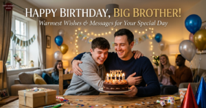 Happy Birthday Wishes for Brother