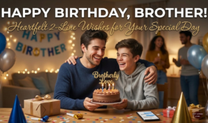 Happy Birthday Wishes for Brother