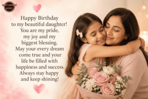 Happy Birthday Wishes for Daughter
