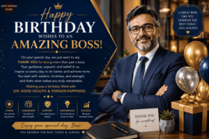 Happy Birthday Wishes to Boss