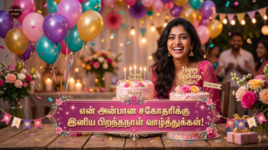 Happy Birthday Wishes in Tamil