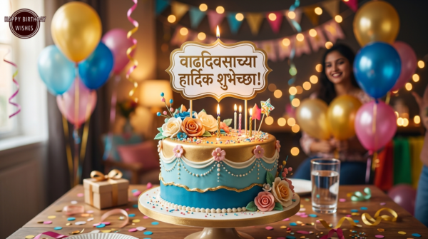 Happy Birthday Wishes in Marathi
