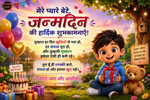 Happy Birthday Wishes for son