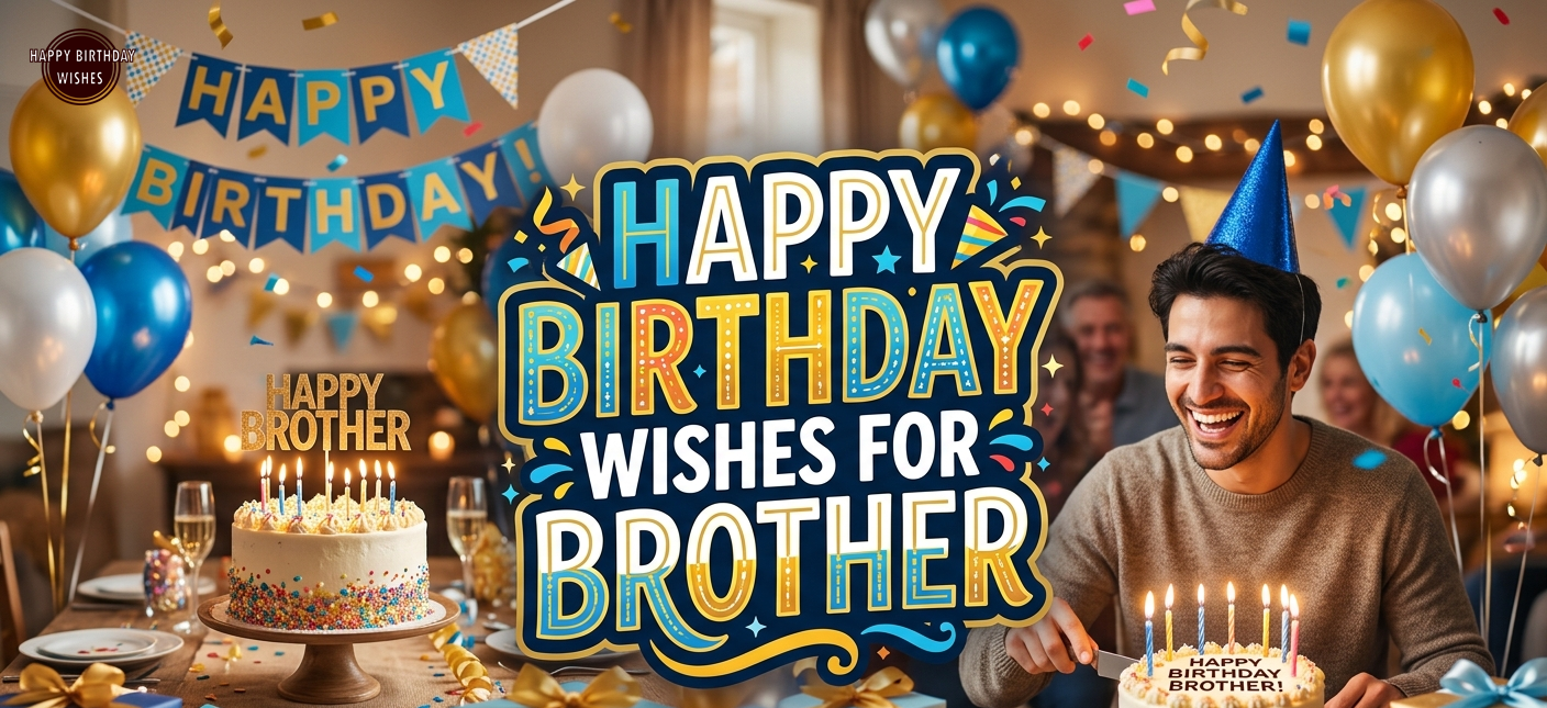 Happy Birthday Wishes for Brother