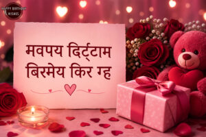 Happy Birthday Wishes in Hindi 