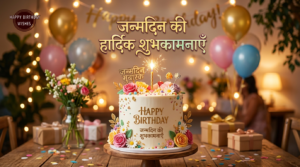 Happy birthday wishes cake