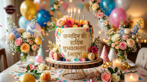 Happy birthday wishes cake