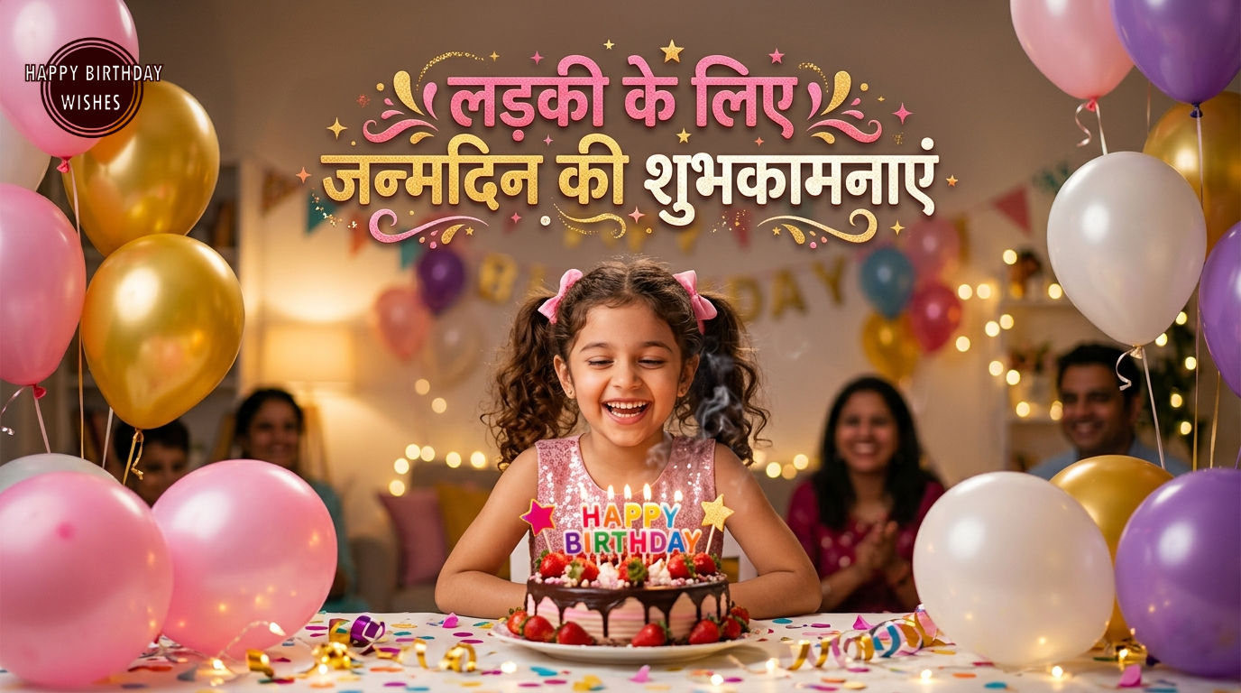 Happy Birthday Wishes for Girl