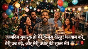 Funny Birthday Wishes in Hindi