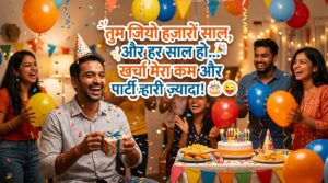 Funny Birthday Wishes in Hindi